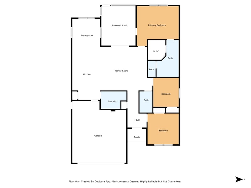 Floor plan 1 of 2074 Paloma Ct, Middleburg, FL 32068