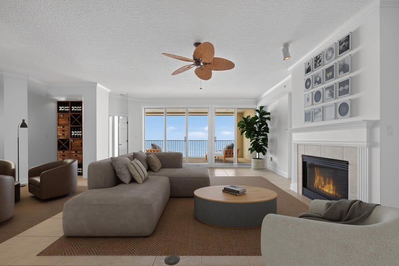 Family Room Angle 1 at 230 N Serenata Dr., Villa 732, Ponte Vedra Beach, FL 32082