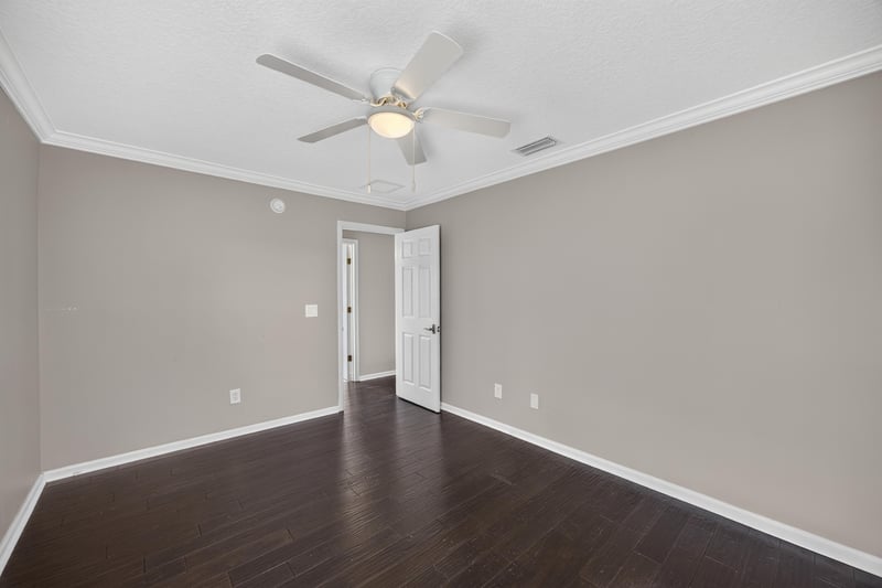 Bedroom with carpet and window at 1493 Greyfield Dr, St. Augustine, FL 32092