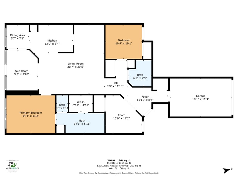 Floor plan 1 of 11670 Surfbird Cir #13c, Jacksonville, FL 32256