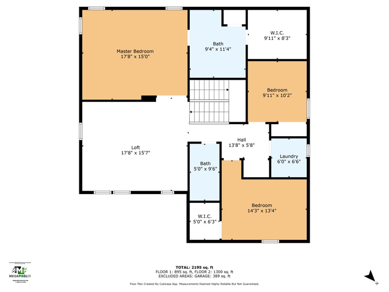 Floor plan 2 of 2266 Brian Lakes Dr E, Jacksonville, FL 32221