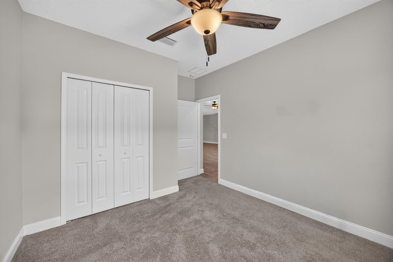 Closet and carpeted hallway at 53 Lumen Ct, St. Augustine, FL 32095