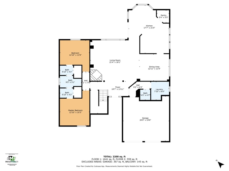 Floor plan 1 of 252 Sweetbrier Branch Ln, Jacksonville, FL 32259