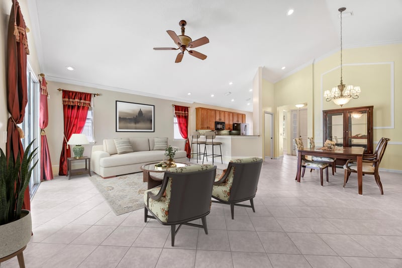 Family Room at 608 Copperhead Cir, St. Augustine, FL 32092