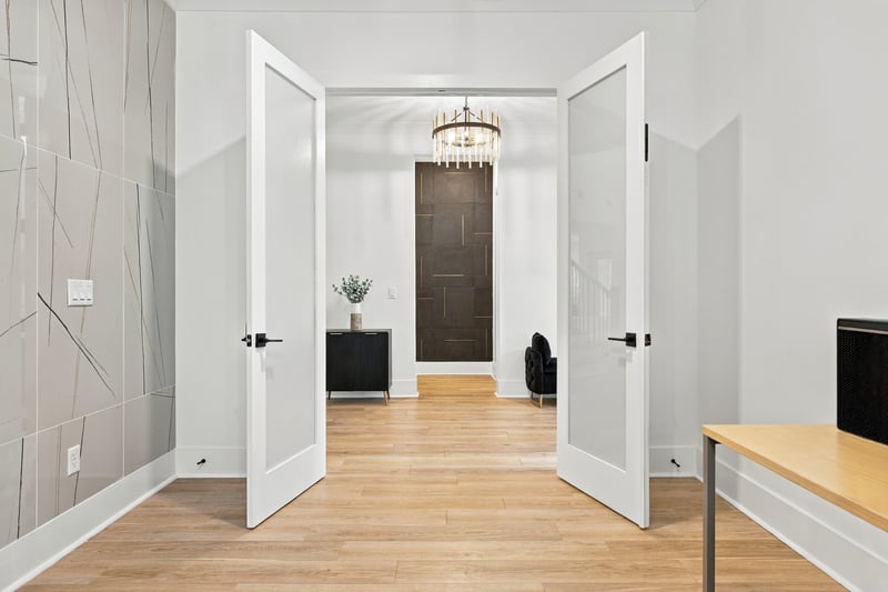 Foyer with double doors open to the entry at 907 Seagrove Dr, Ponte Vedra Beach, FL 32081