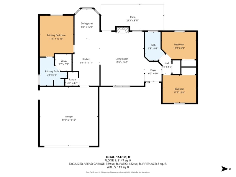Floor plan 1 of 4348 Eli Whitney Dr, Middleburg, FL 32068