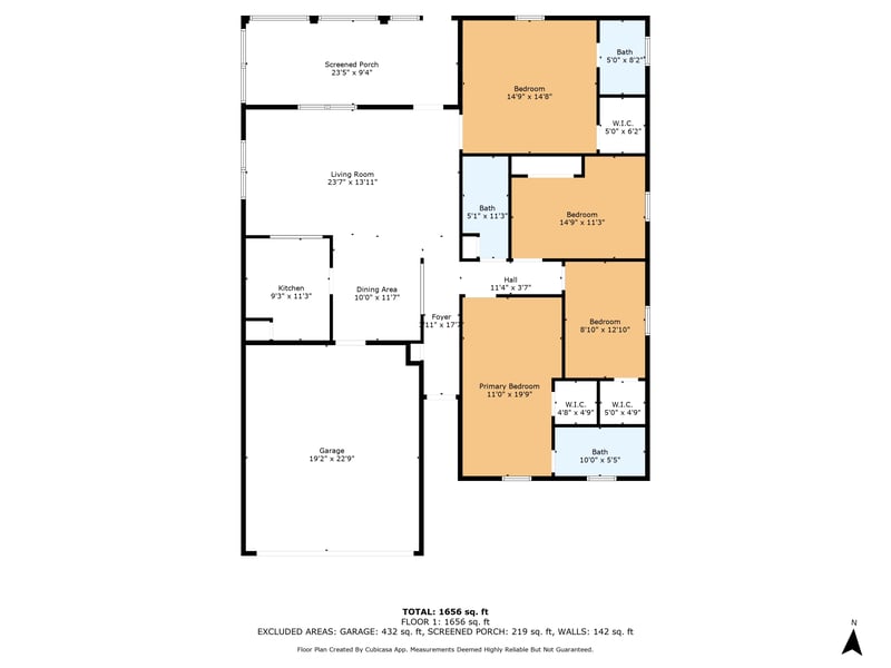 Floor plan 1 of 478 Shamrock Ave S, Jacksonville, FL 32218