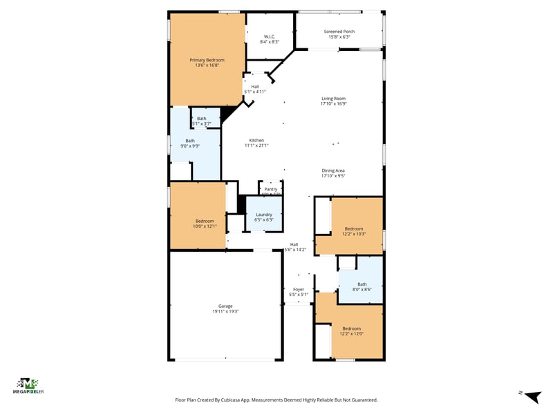 Floorplan at 7775 Dunhill Ct, Jacksonville, FL 32222