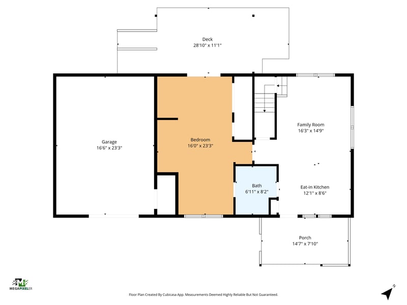 Floor plan 2 of 229 Dondanville Rd, St. Augustine, FL 32080