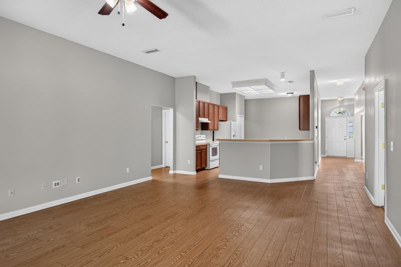 Open kitchen and living area at 14147 Fish Eagle Dr E, Jacksonville, FL 32226