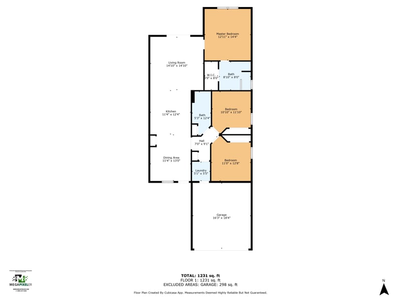 Floor plan 1 of 2295 Sandy Bay Ln, Jacksonville, FL 32233