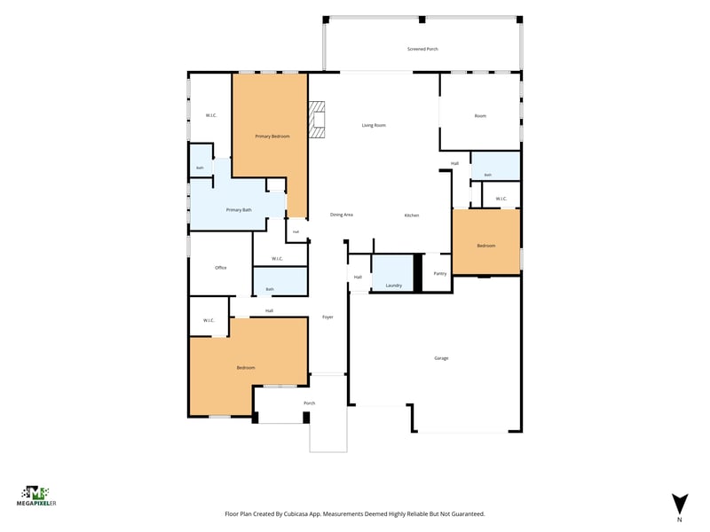 Floor plan 1 drawn by Megapixeler, Spyglass Hill Ln, Middleburg