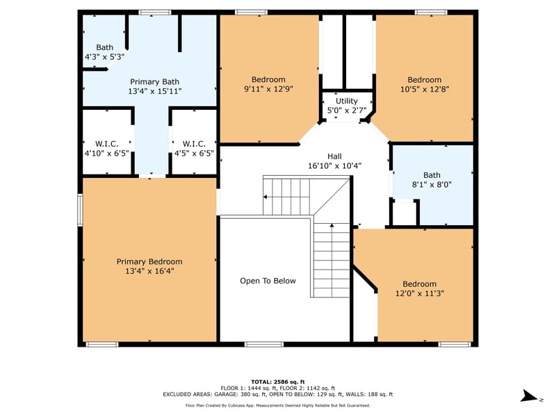 Floor plan 3 of 6054 Chestnut Gelding Ln, Jacksonville, FL 32234