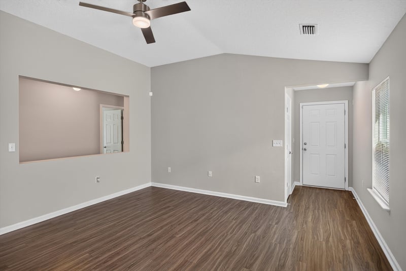 Living room near entry hallway at 7118 Preston Pnes Trl, Jacksonville, FL