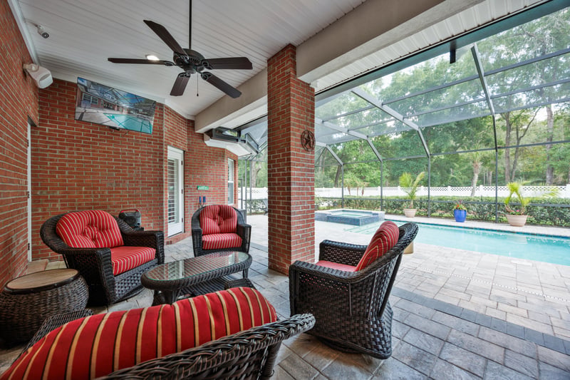 Patio showing Pool at 1035 W Dorchester Dr, Fruit Cove, FL 32259