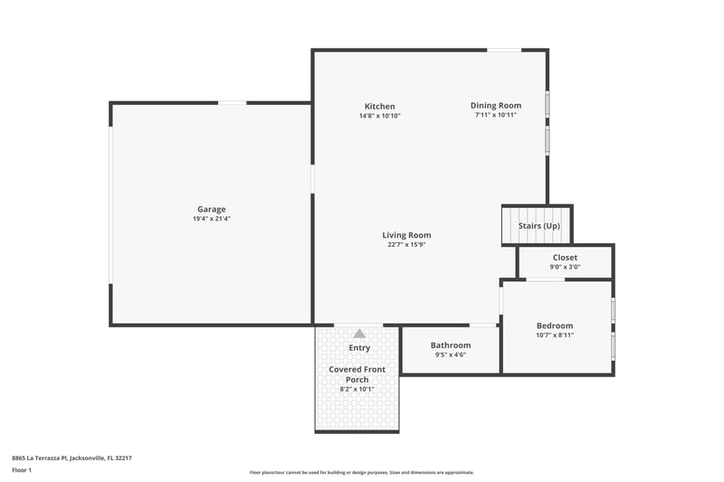 Floor plan 1 of 8865 La Terrazza Pl, Jacksonville, FL 32217