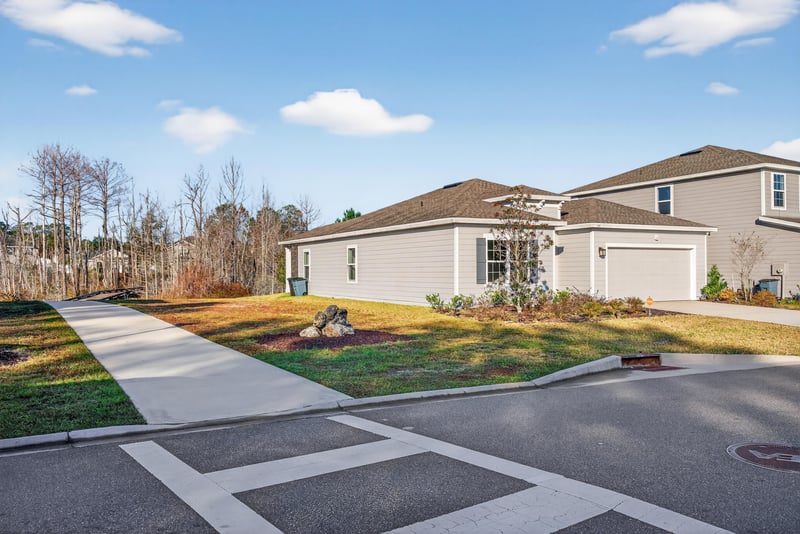 Front Left Showing connection at 1339 Tan Tara Trl, Jacksonville, FL 32221