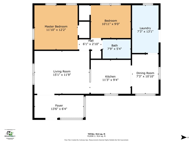 Floor plan 1 of 1026 Dixon St, Jacksonville, FL 32254