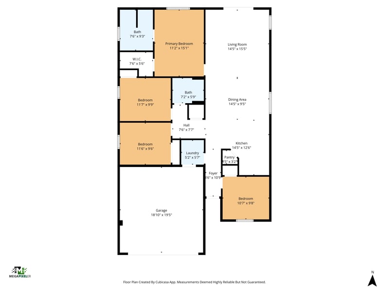 Floor plan 1 of 9167 Mill Grove Dr, Jacksonville, FL 32222