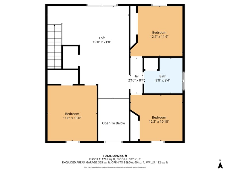 Floor plan 3 of 601 Reflection Cove Rd, Jacksonville, FL 32218