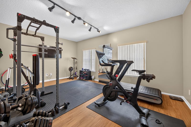 Home gym with workout equipment at 2875 Pebblewood Ln, Orange Park, FL 32065