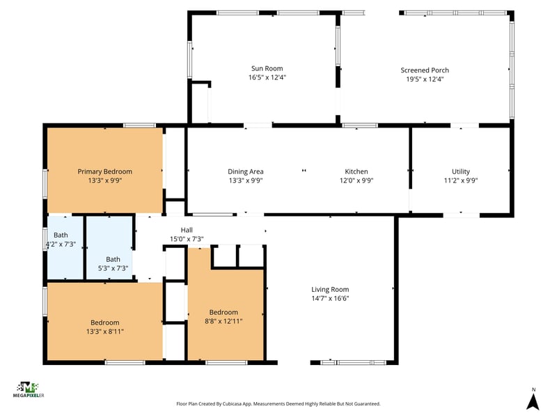 Floorplan at 7815 Jaguar Dr, Jacksonville, FL 32244