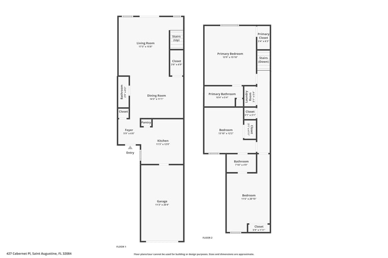 Floor plan 1 of 427 Cabernet Pl, St. Augustine, FL 32084