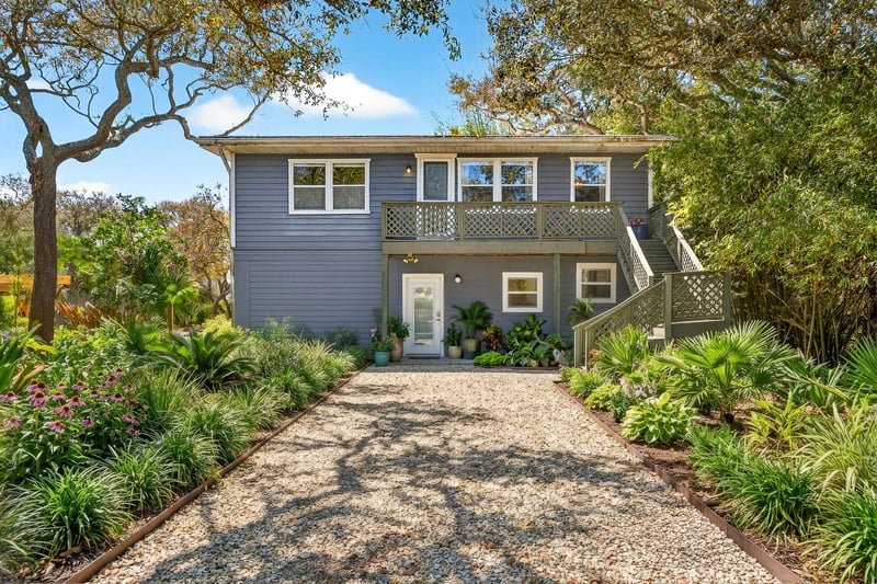Landscape-Rendered Front at 6433 Madison St, St. Augustine, FL 32080