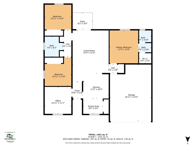 Floorplan at 518 Lissie Ct, Macclenny, FL 32063